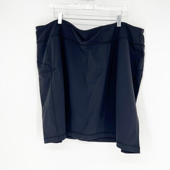 Duluth Trading Co NoGa Stretch Skort 3X Black - Picture 2 of 6